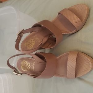 Vince Camuto blush sandals